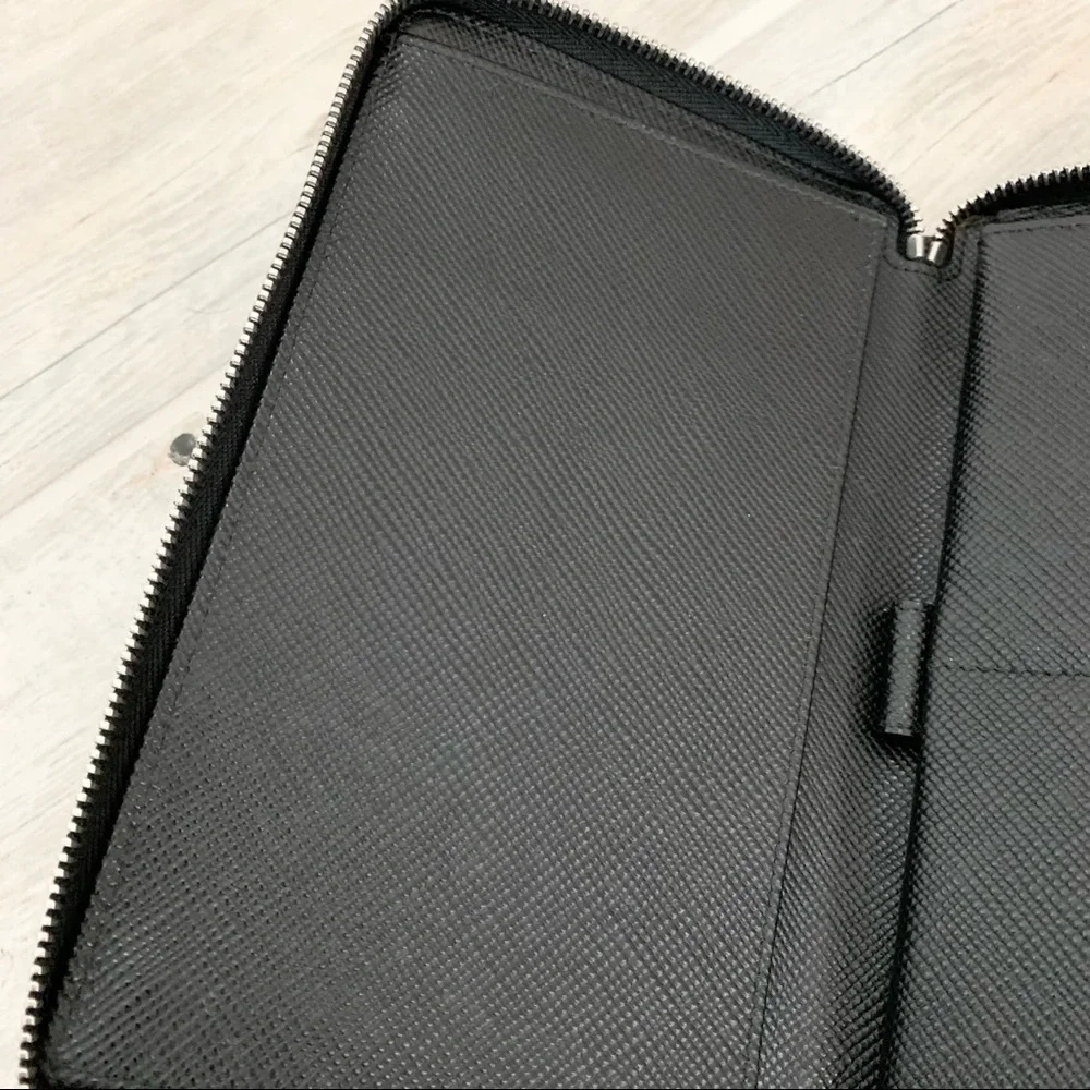 Prada Black Saffiano Leather XL Organizer Wallet - Picture 9 of 12